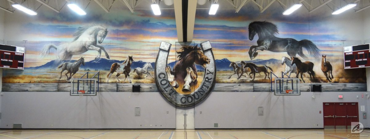 Gym Mural